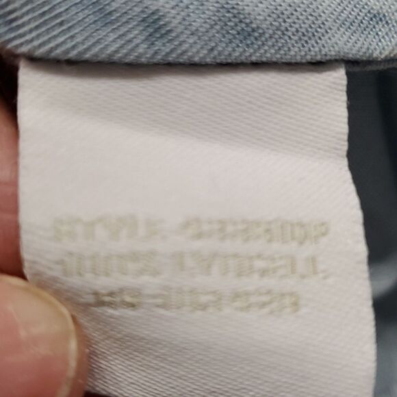 Intro❤ long sleeves blue plaid blouse. Size PM. Great top, Very good condition. - Picture 10 of 11